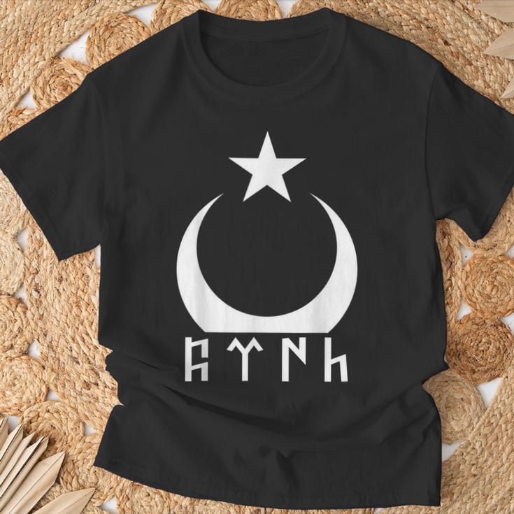 Turkey Kök-Türken Turkish Flag Göktürk Kök Turk T-Shirt Geschenke für alte Männer