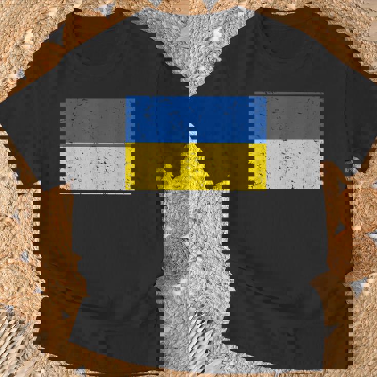 Ucraina Bandiera Distressed Cool Uomini Donne Bambini Adolescenti Ucraino Maglietta Regalos para ancianos
