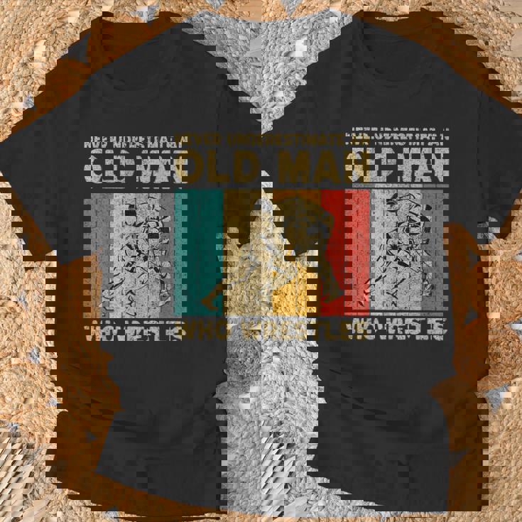 Never Underestimate An Old Man Gifts, Never Underestimate An Old Man Shirts