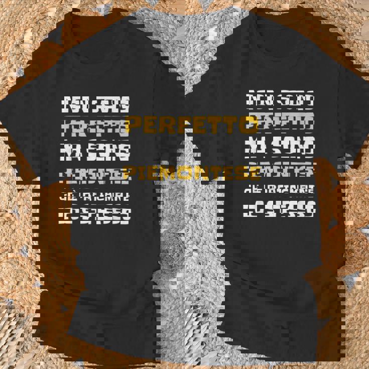 Vêtements Nice Scripts Man Piémontais T-Shirt Cadeaux pour les vieillards