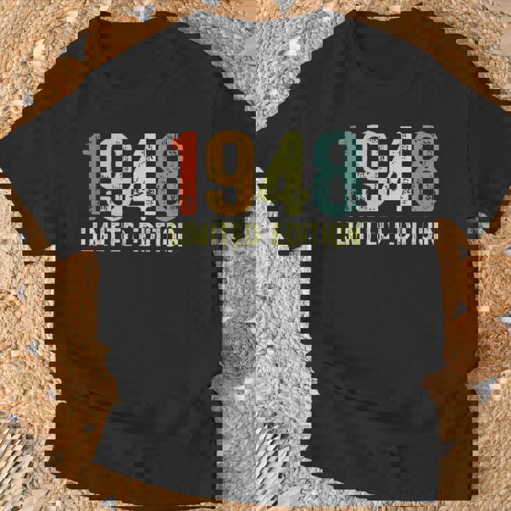 Vintage 1948 75 Anni Compleanno Uomo Donna Regalo Divertente Maglietta Regalos para ancianos