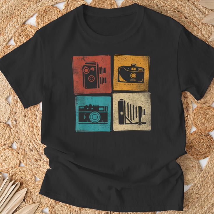 Vintage Analogue Photography Cameras Retro Film Photography T-Shirt Geschenke für alte Männer