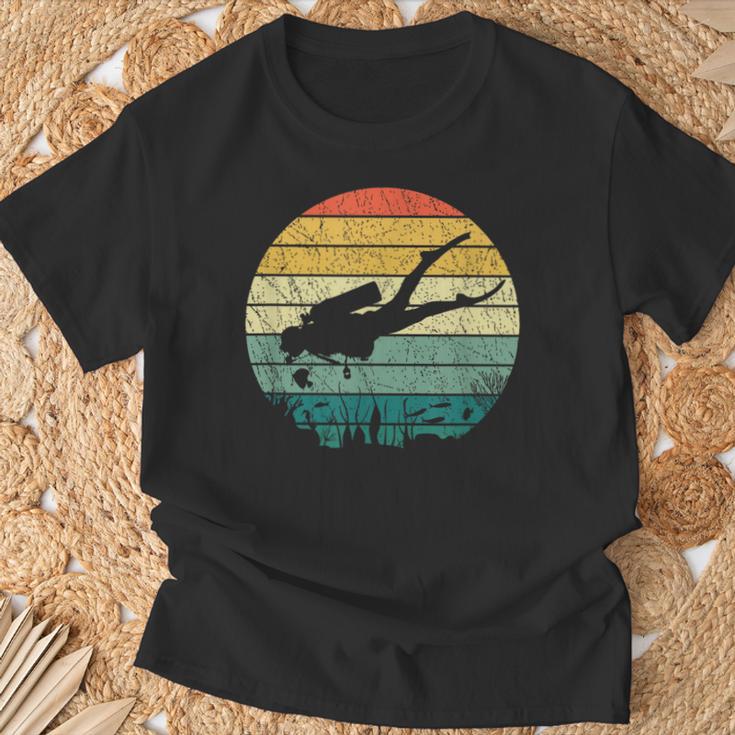 Vintage Diving Ocean Diver T-Shirt Geschenke für alte Männer