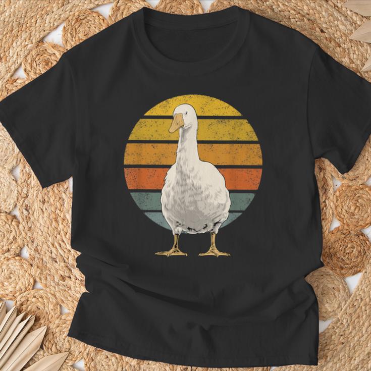 Vintage Goose Sunset Retro Goose T-Shirt Geschenke für alte Männer