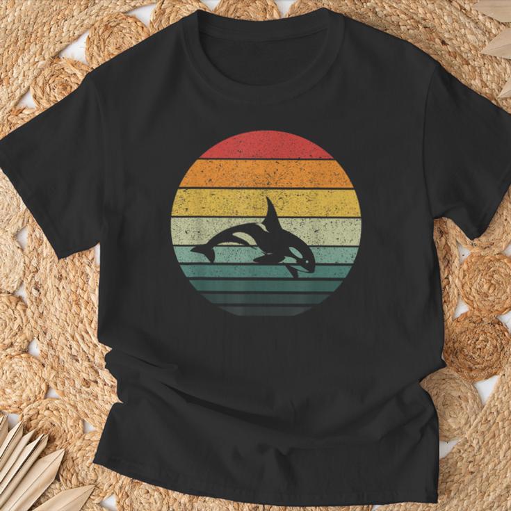 Vintage Orca Retro T-Shirt Geschenke für alte Männer