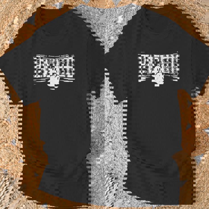 Vintage Panthers School Sports Name Spirit Go Back To School T-Shirt Gifts for Old Men