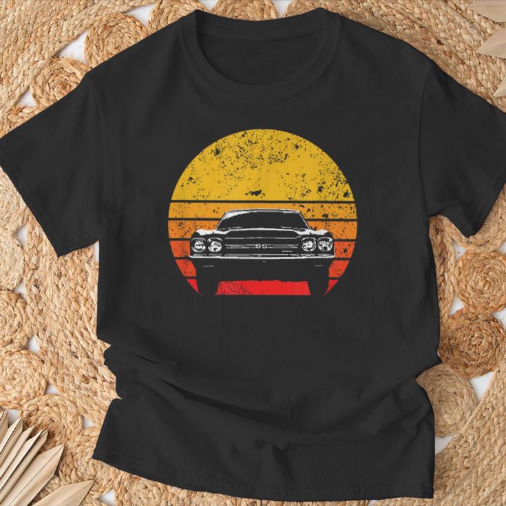 Vintage Retro Muscle Car For8 And Oldtimer Fans T-Shirt Geschenke für alte Männer