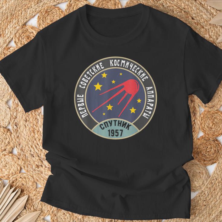 Vintage Sputnik Ussr Soviet Union Propaganda T-Shirt Geschenke für alte Männer