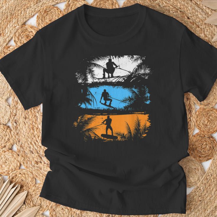 Wakeboard Wakeboarder Retro Wakeboarding Wakeboarding T-Shirt Geschenke für alte Männer