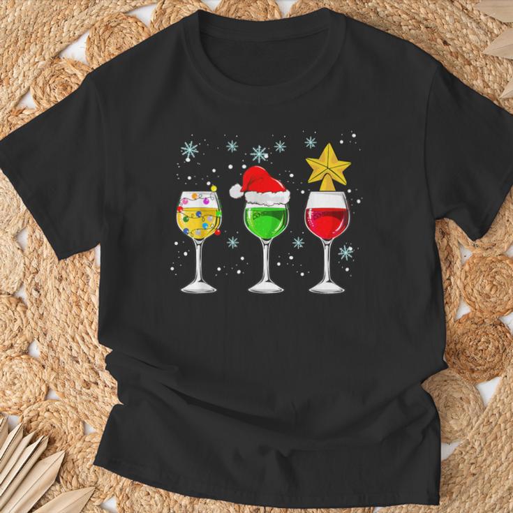 Weihnachten Prosecco Wein Lustiges Sekt Weinglas Geschenk T-Shirt Geschenke für alte Männer