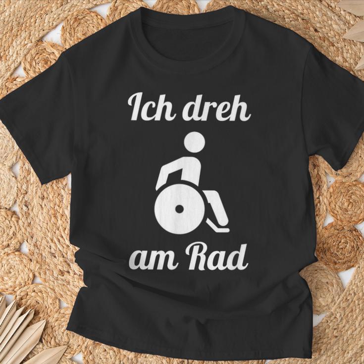 Wheelchair Driver Ich Dreh Am Rad Slogan Wheelchair T-Shirt Geschenke für alte Männer