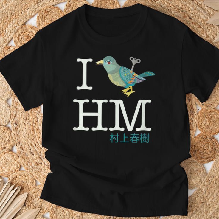 I Wind Up Bird Haruki Murakami T-Shirt Geschenke für alte Männer