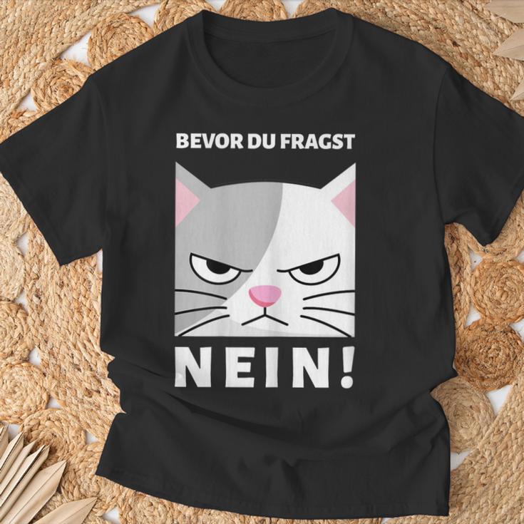 Women's Bevor Du Fragst T-Shirt Geschenke für alte Männer