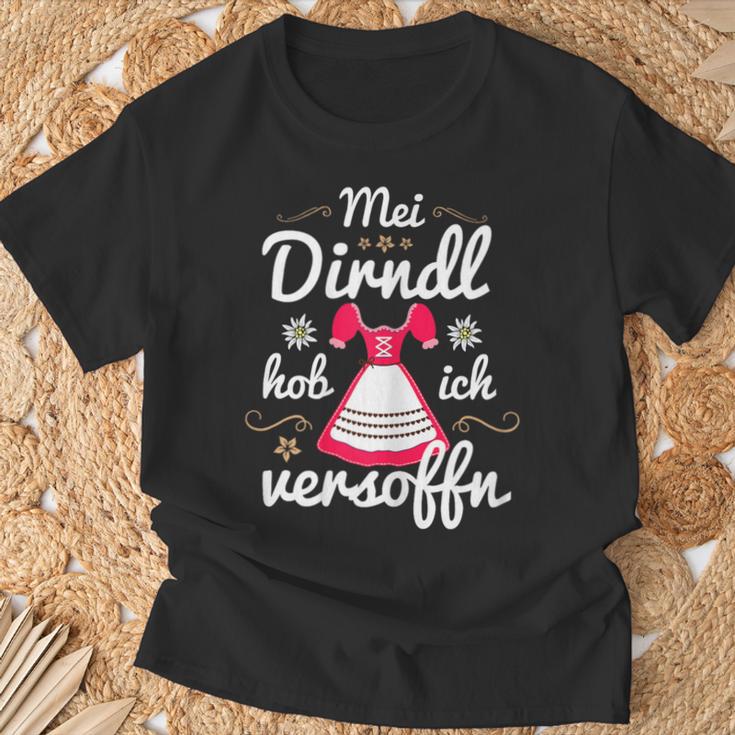 Women's Mei Dirndl Hob Iersoffn Sayings Oktoberfest Women's T-Shirt Geschenke für alte Männer