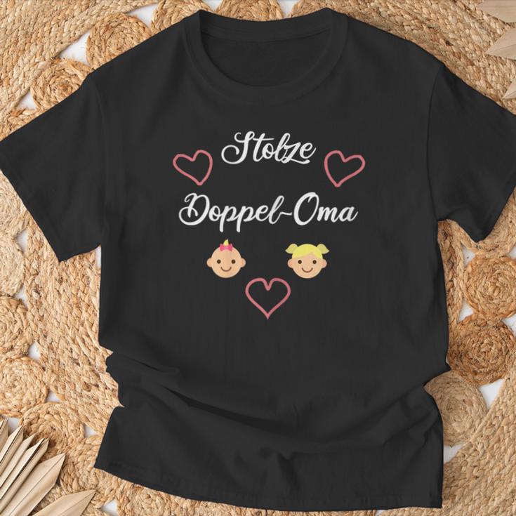 Women's Stolze Double Grandma T-Shirt Geschenke für alte Männer