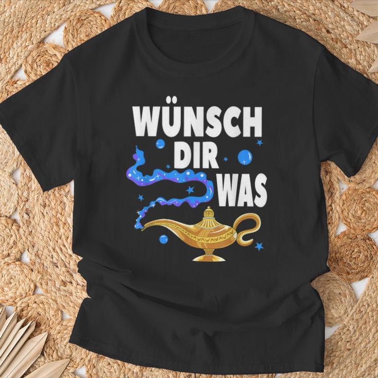 Wünsch Dir Was Für Frauen Herren Und Kinder T-Shirt Geschenke für alte Männer