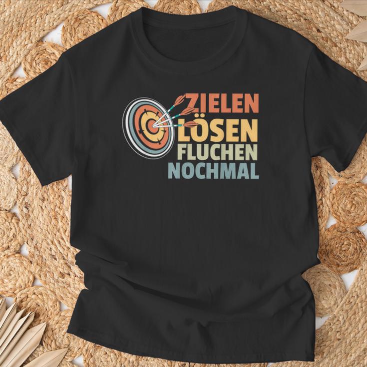 Zielen Solve Fluchen Nomals Archery Archery T-Shirt Geschenke für alte Männer