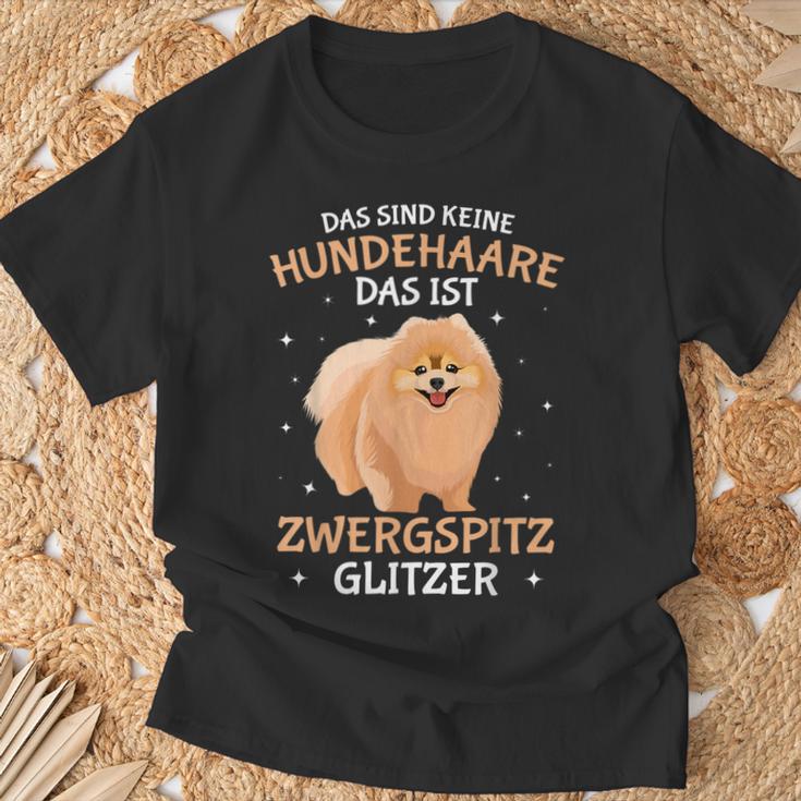 Zwergspitz Glitter Pomeranian Dog Woman T-Shirt Geschenke für alte Männer