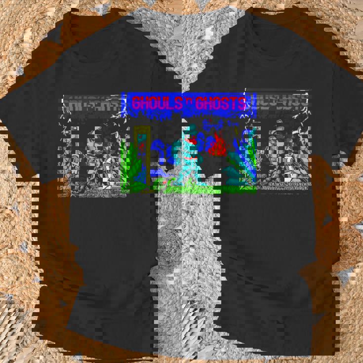 Zx Spectrum Ghost Ghouls Goblin 8 Bit Anni '80 Maglietta Regalos para ancianos