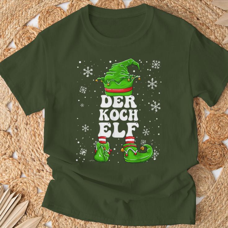 Koch Elf Christmas Elf Chef T-Shirt Geschenke für alte Männer