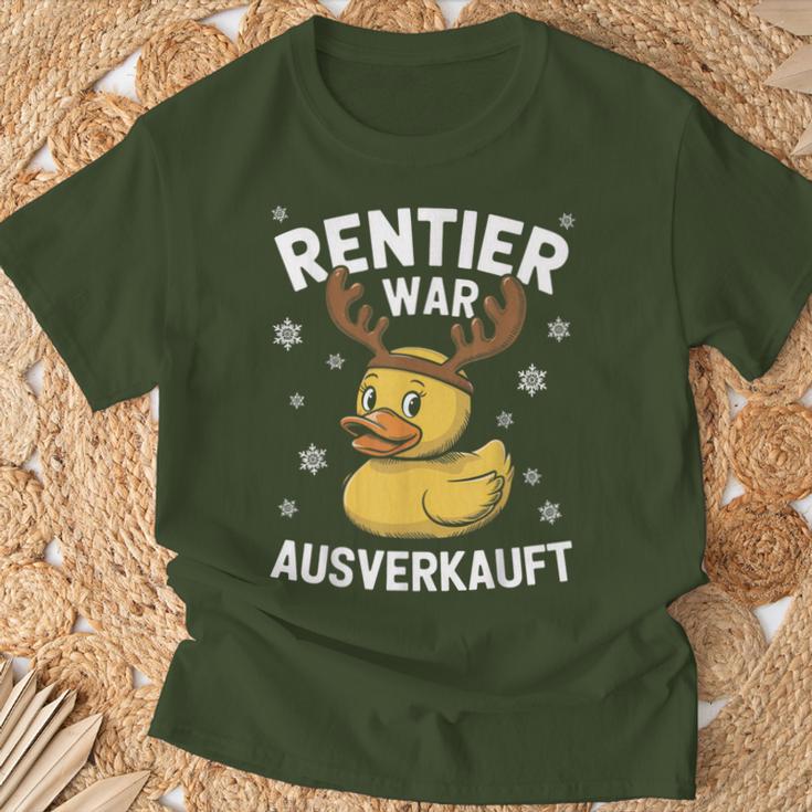 Reindeer Was Out Sold Christmas Elk Slogan T-Shirt Geschenke für alte Männer