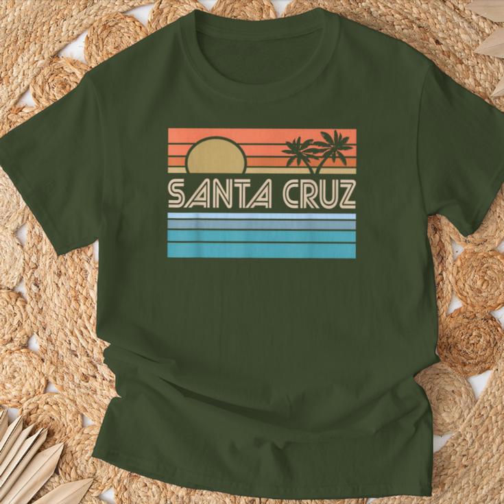 Santa Cruz California 70S 80S Surfer Summer Sun T-Shirt Geschenke für alte Männer