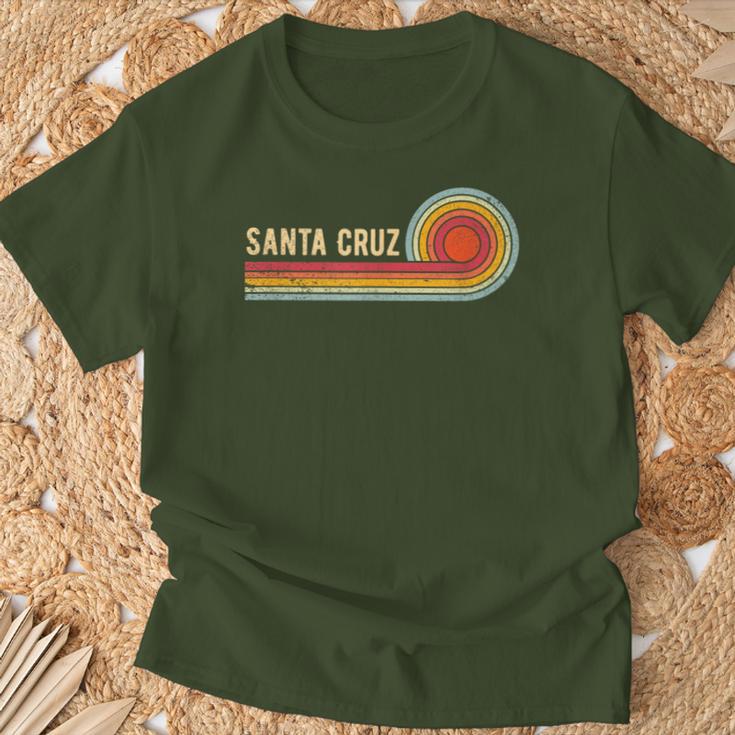 Santa Cruz City California Caintage Retro Souvenir T-Shirt Geschenke für alte Männer