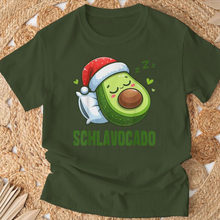 Schlavocado Official Pyjamas Sleep Avocado Christmas T-Shirt Geschenke für alte Männer