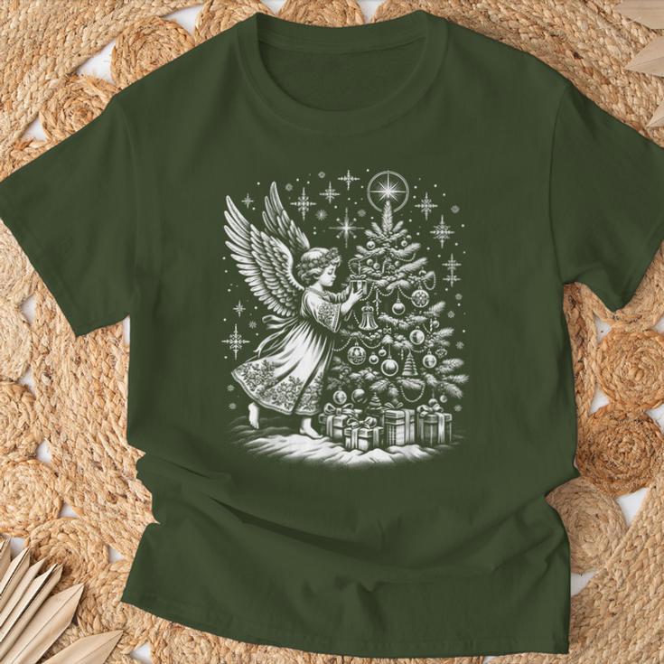 Vintage 1950S Christkind Christmas Angel Retro & T-Shirt Geschenke für alte Männer