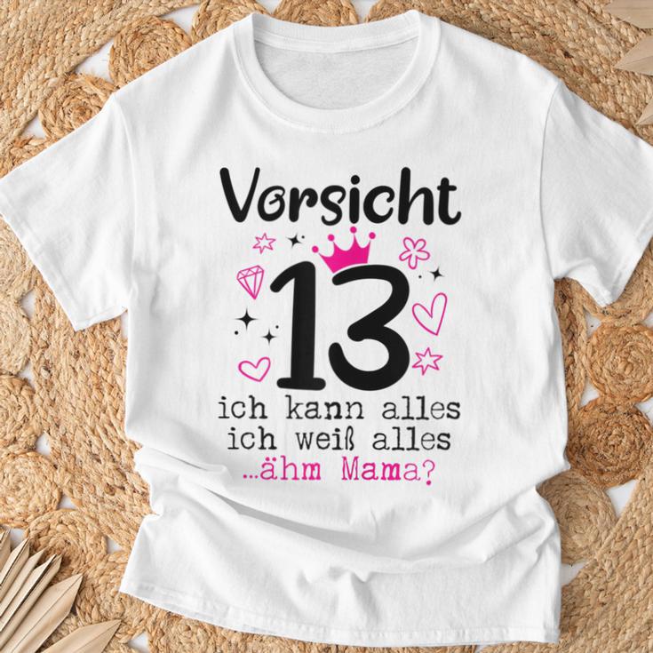 13Th Birthday Girl -Orsicht 13 Years Nager T-Shirt Geschenke für alte Männer