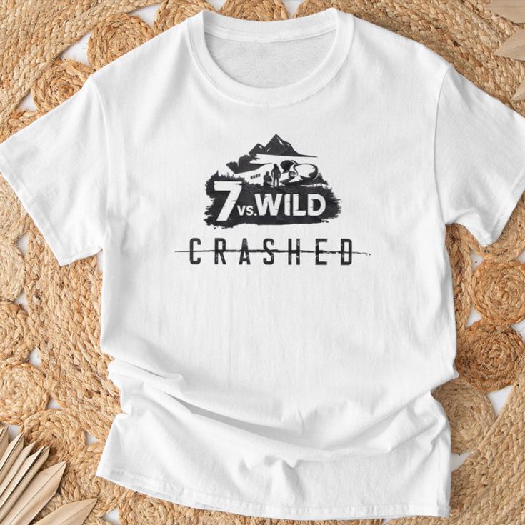 7S Wild Crashed 7S Wild 7 Wild 7Ersus Wild T-Shirt Geschenke für alte Männer