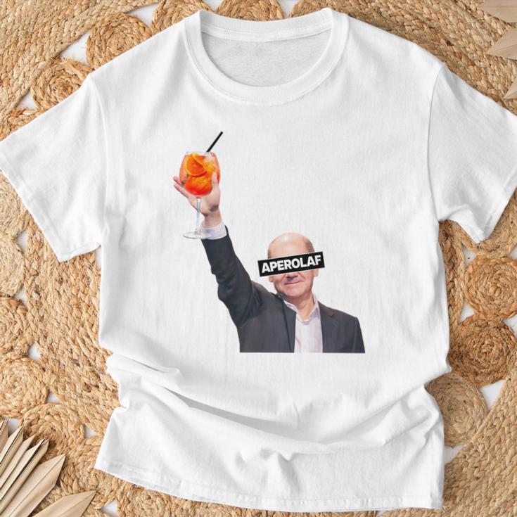 Aperolaf Hallöchen Aperölchen Spritz Feeling Spritzy T-Shirt Geschenke für alte Männer