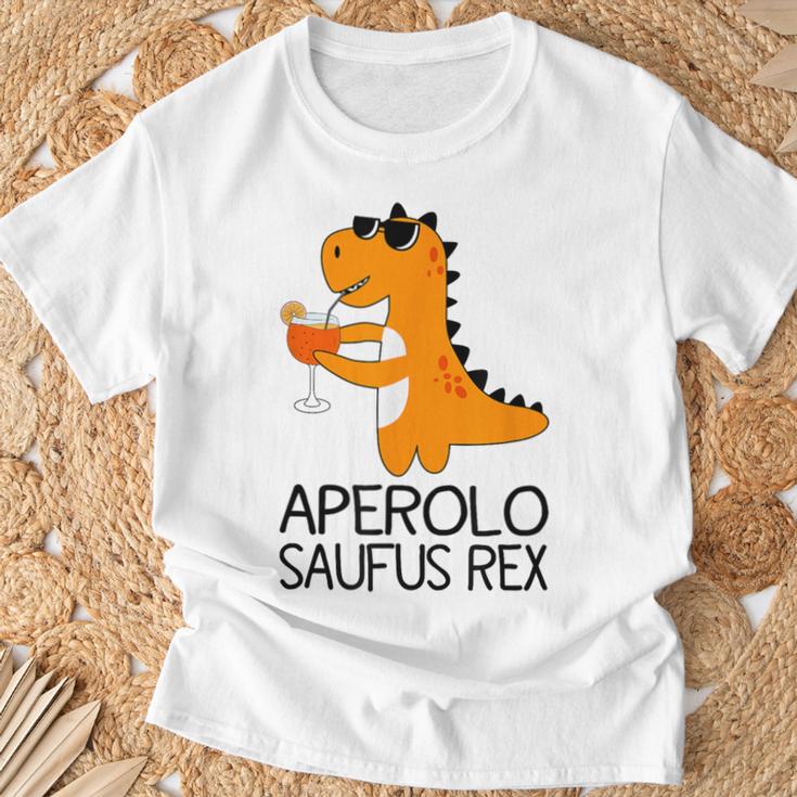 Aperollin' Aperolo Saufus Rex Summer Drinks T-Shirt Geschenke für alte Männer