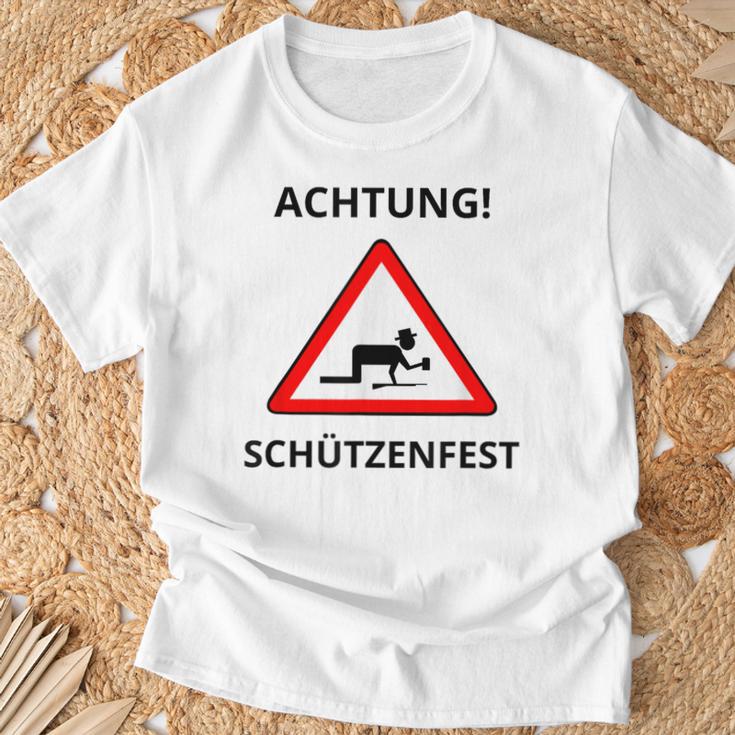 Attention Sagittarius T-Shirt Geschenke für alte Männer