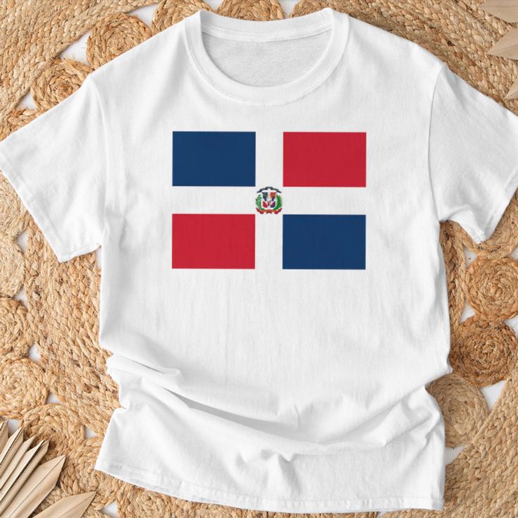 Baní República Dominicana Bandera Emblema Escudo Escudo Manga Larga ...