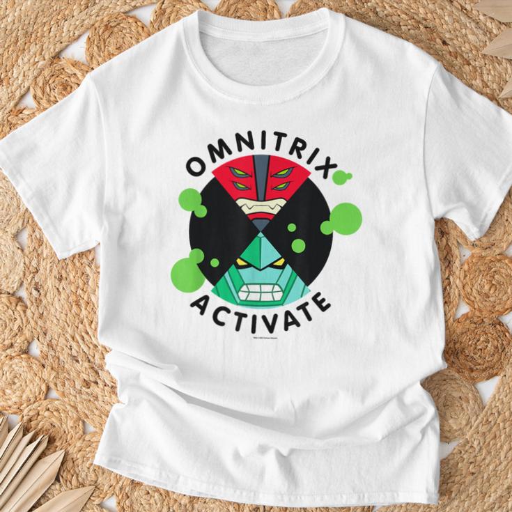 Ben 10 Omnitrix Activate Blue T-Shirt Geschenke für alte Männer