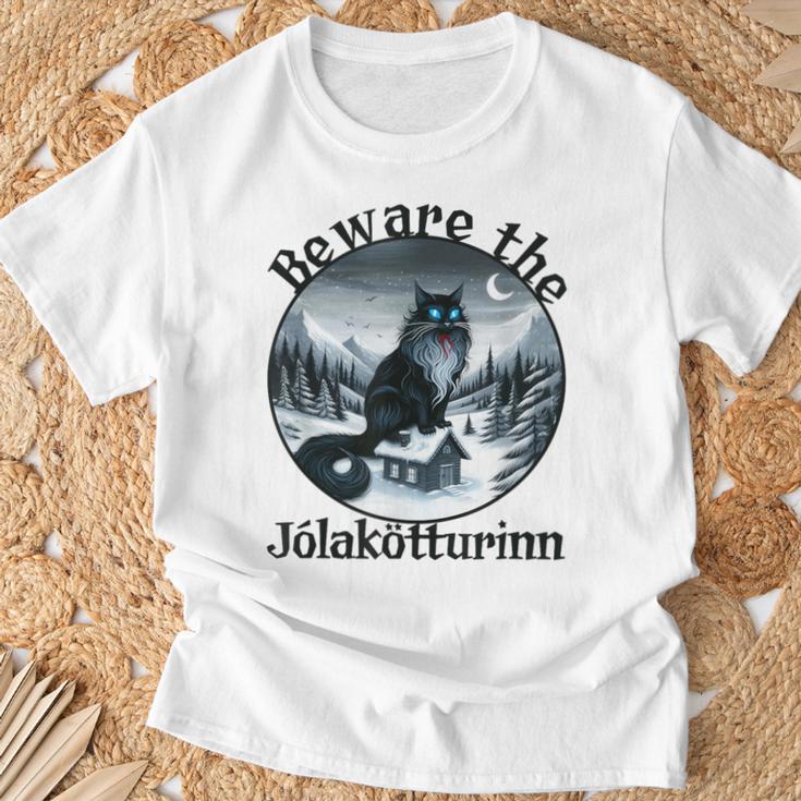 Beware The Jolakotturinn Yule Cat Icelandic Christmas Norse T