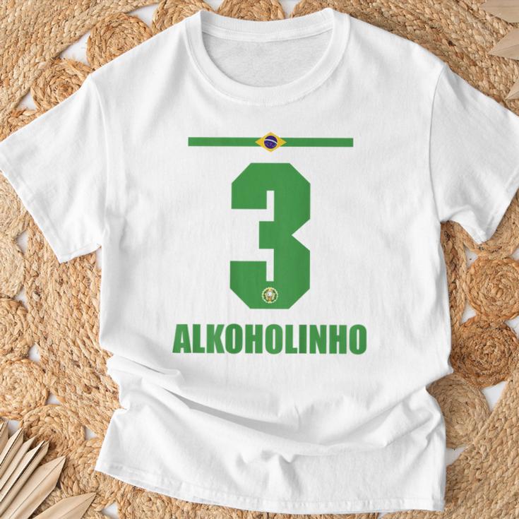 Brazil Sauf Jersey Alcoholinho T-Shirt Geschenke für alte Männer