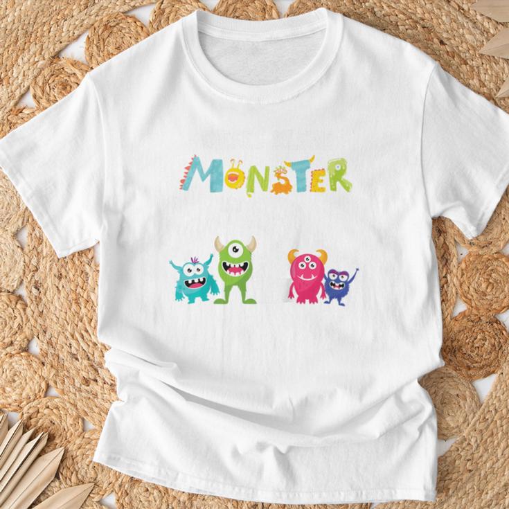 Children's 2Nd Birthday Ich Bin Schon 2 Jahre Junge Kleine Monster T-Shirt Geschenke für alte Männer