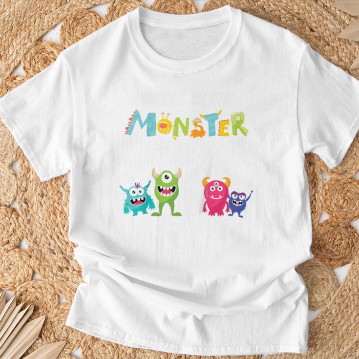 Children's 3Rd Birthday Ich Bin Schon 3 Jahre Junge Kleine Monster T-Shirt Geschenke für alte Männer