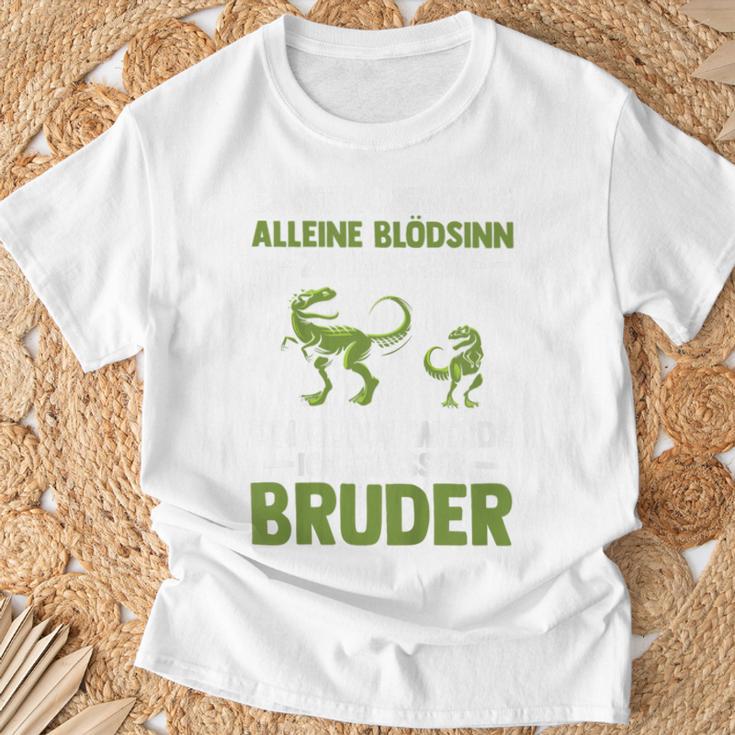 Children's Ein Glück Werde Ich Großer Bruder Dinosaur T-Shirt Geschenke für alte Männer