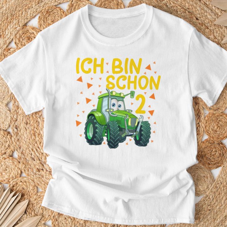 Children's Ich Bin 2 Jahre Traktor Trekker T-Shirt Geschenke für alte Männer