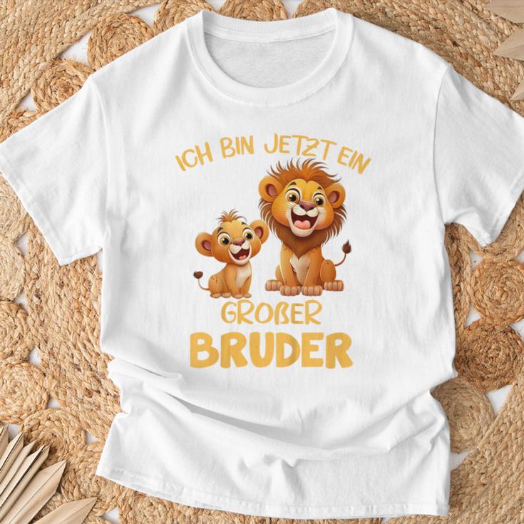 Children's Ich Bin Jetzt Ein Großer Bruder Löwen Motif T-Shirt Geschenke für alte Männer