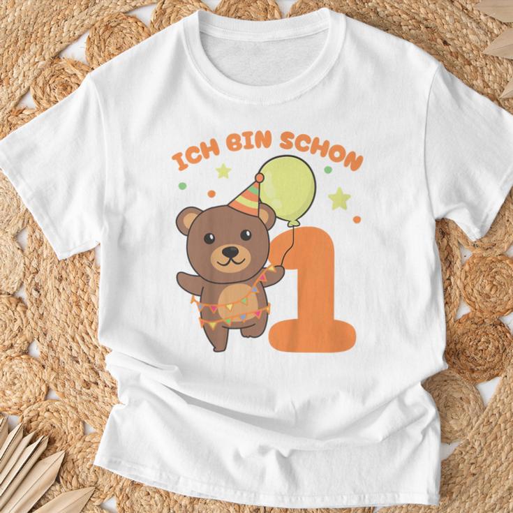 Children's Ich Bin Schon 1 Bär T-Shirt Geschenke für alte Männer