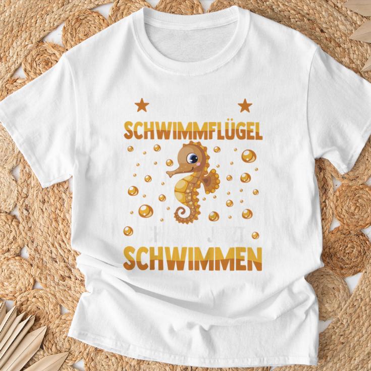 Children's Ich Kann Jetzt Schwimmen T-Shirt Geschenke für alte Männer