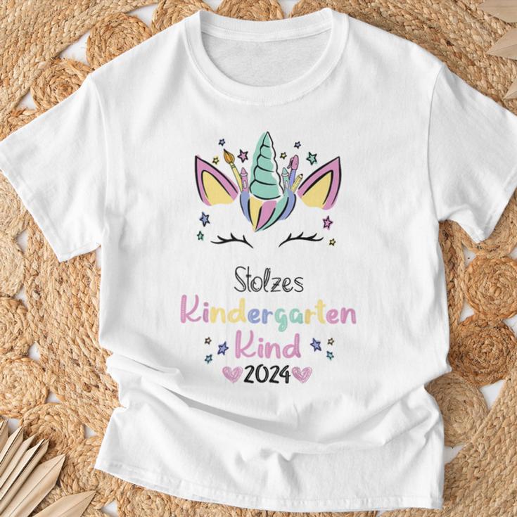 Children's Stolzes Kindergarten 2024 Kita Kiga Gray T-Shirt Geschenke für alte Männer