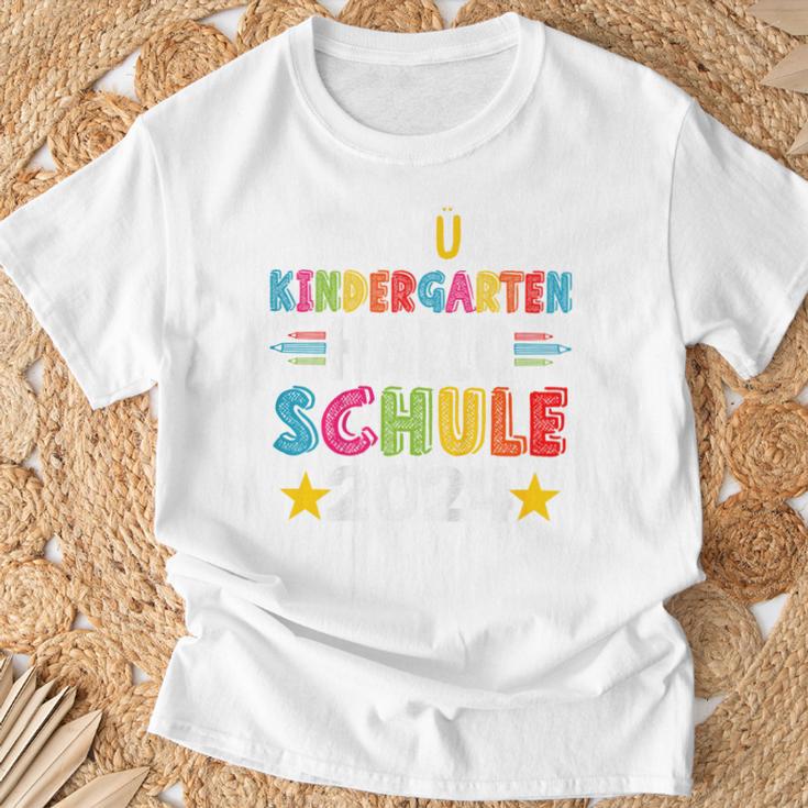 Children's Tschüss Kindergarten Hello School 2024 Kita-Absolve T-Shirt Geschenke für alte Männer