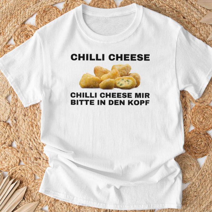 Chilli Cheese Mir Bitte In Den Kopf T-Shirt Geschenke für alte Männer