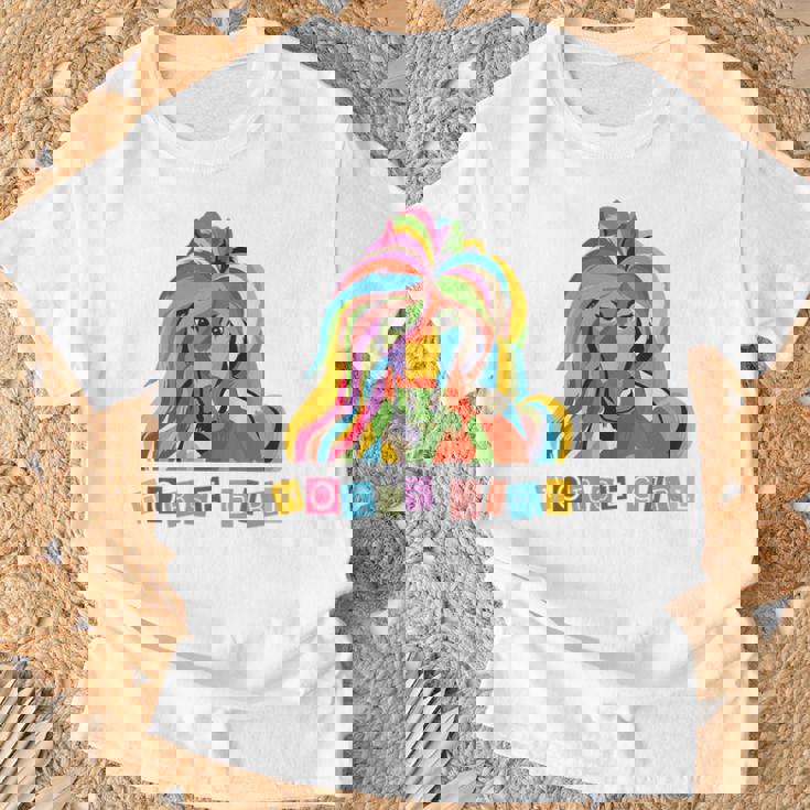 Colorido Diseño De Caballos Para Niñas Amantes De Los Caballos Sin Mangas Camiseta unisex Regalos para ancianos