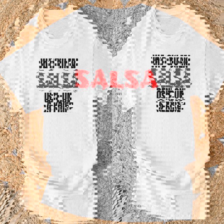 Donna Salsa Danza Accessori Bachata Cumbia Merengue Dance Salsa Con Collo A Maglietta Regalos para ancianos